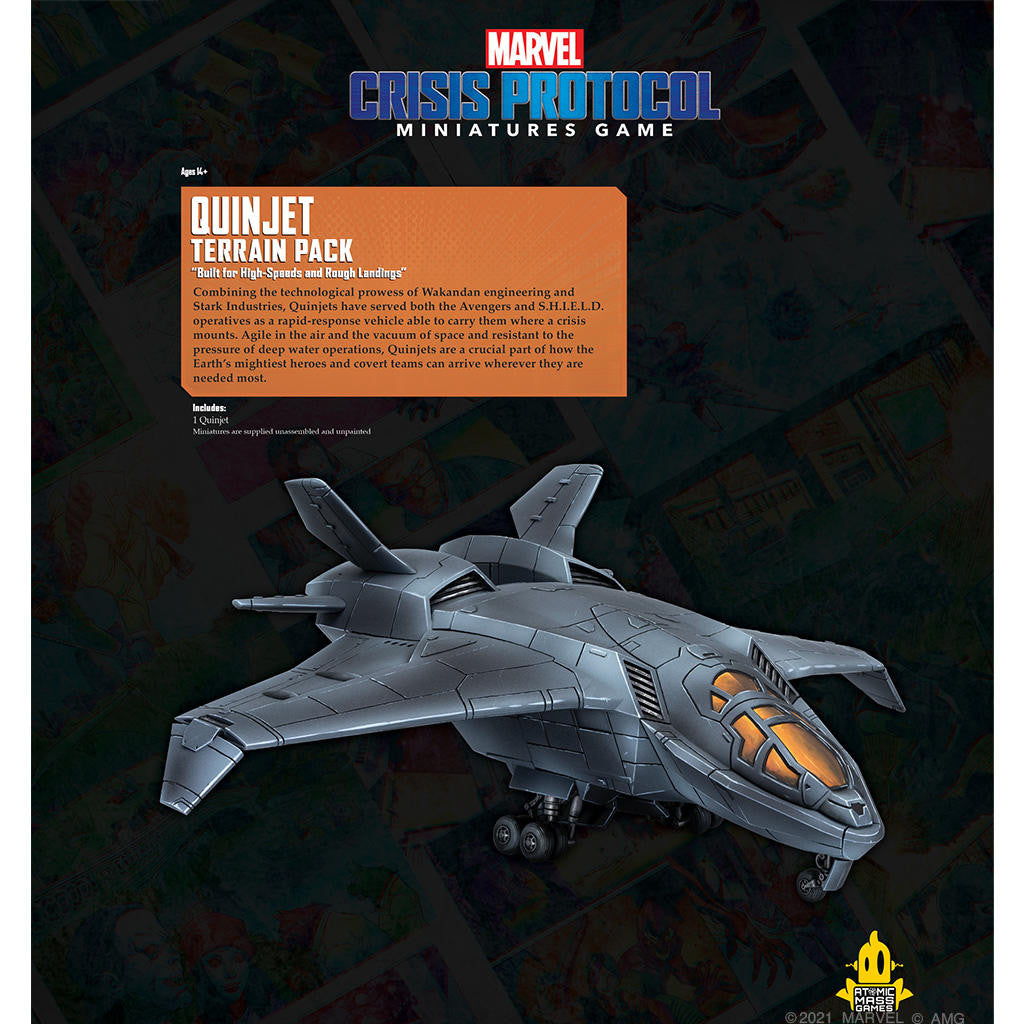 Atomic Mass Games Marvel Crisis Protocol Quinjet Terrain Pack